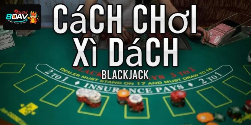 Luật chơi và cách tính điểm trong xì dách 8DAY rất cụ thể.