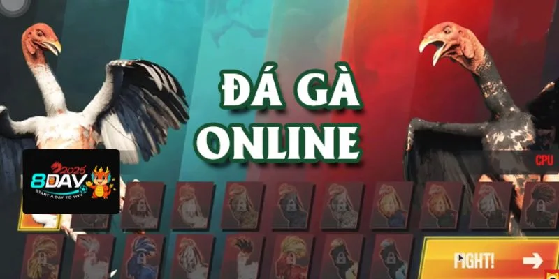 Đá gà online 8DAY được bet thủ Việt vô cùng yêu thích.