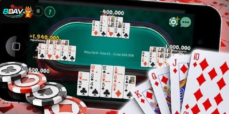Kho game bài cực khủng chỉ có tại nhà cái 8DAY.
