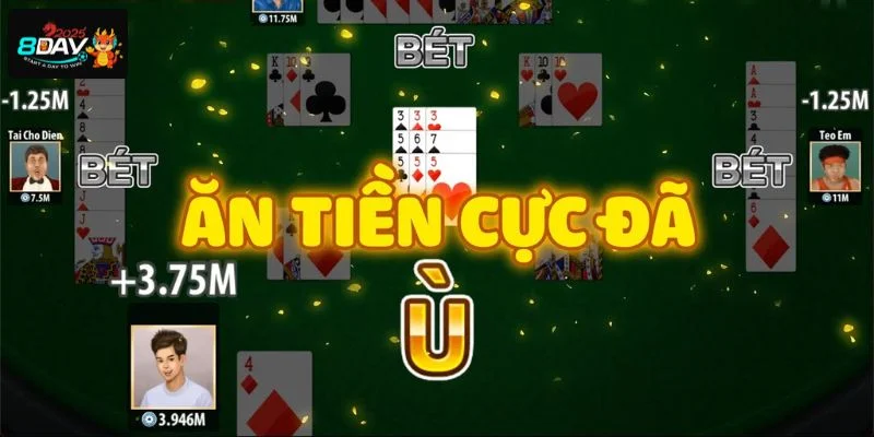 Game bài ăn tiền 8DAY rất an toàn khi cá cược.