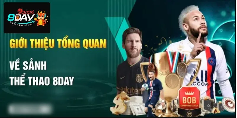 Sảnh chơi thể thao tại 8DAY luôn rất sôi động, cuốn hút.